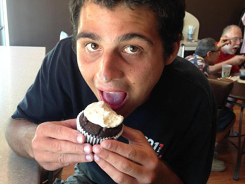 Eating A Cupcake
